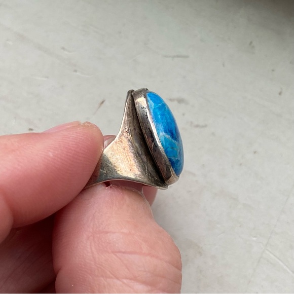 Sterling and stone ring - Picture 12 of 15